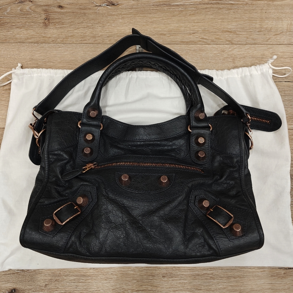 Balenciaga Giant City Bag With Rose Gold Hardware - Picture 2 of 14